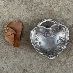 Vintage ARTHUR COURT Bunny Rabbit, Heart Bowl